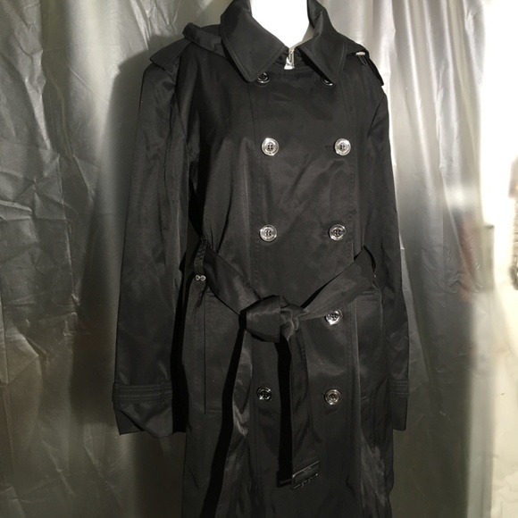 CALVIN KLEIN WOMENS DOUBLE BREASTED RAINCOAT NWT - Picture 1 of 7